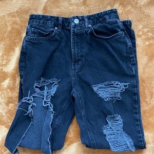BDG Distressed Black Jeans 27